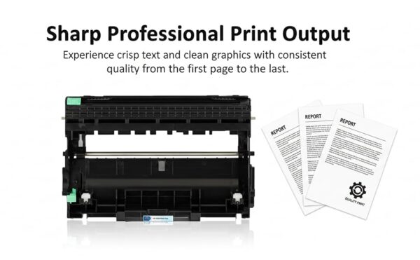 Brother DR-2365 Compatible Drum Unit for Brother Printer | High Yield Drum (12000 Pages) | Works with HL-L2321D HL-L2361DN DCP-L2520D DCP-L2541DW MFC-L2701D MFC-L2740DW - Image 2