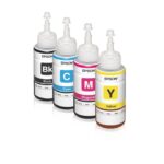Epson 664 L100, L110, L130, L200, L210, L220, L300, L310, L350, L355, L360, L365, L380, L455, L550, L555, L565 Printers Black + Tri Color Combo Pack Ink Bottle (Black) - Image 2