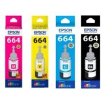 Epson 664 L100, L110, L130, L200, L210, L220, L300, L310, L350, L355, L360, L365, L380, L455, L550, L555, L565 Printers Black + Tri Color Combo Pack Ink Bottle (Black) - Image 4