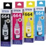 Epson 664 L100, L110, L130, L200, L210, L220, L300, L310, L350, L355, L360, L365, L380, L455, L550, L555, L565 Printers Black + Tri Color Combo Pack Ink Bottle (Black) - Image 3