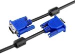 VGA Male to Male 15 PIN SVGA/VGA Cable for PC/Monitor/LCD/LED, Plasma, Projector, TFT. Supports upto 1080P. VGA to VGA Converter Adapter Cable (1.5 MTR) - Image 3