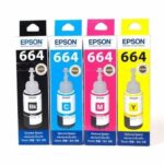 Epson 664 L100, L110, L130, L200, L210, L220, L300, L310, L350, L355, L360, L365, L380, L455, L550, L555, L565 Printers Black + Tri Color Combo Pack Ink Bottle (Black) - Image 5
