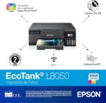 EPSON L8050 Printer | A4 Size 6 Color Wireless Colour Home Inkjet Printers (Including 6 Color Ink) | PVC Card Print | Multicolor [ WiFi ] [Photo Printer] [PVC Card Printer] [with USB Cable] - Image 6
