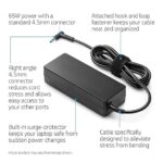 HP 65W AC Charger Adapter 4.5mm Without Power Cable for HP Pavilion Black - Image 4