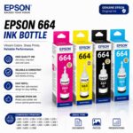Epson 664 L100, L110, L130, L200, L210, L220, L300, L310, L350, L355, L360, L365, L380, L455, L550, L555, L565 Printers Black + Tri Color Combo Pack Ink Bottle (Black) - Image 6