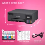 EPSON L8050 Printer | A4 Size 6 Color Wireless Colour Home Inkjet Printers (Including 6 Color Ink) | PVC Card Print | Multicolor [ WiFi ] [Photo Printer] [PVC Card Printer] [with USB Cable] - Image 7